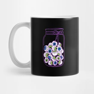 Creepy Jar of Eyeballs Mug